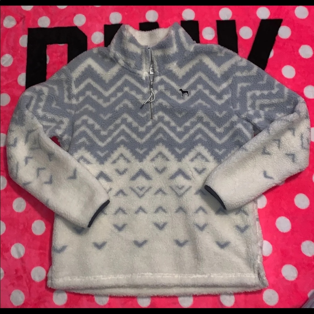VS Pink Aztec Sherpa